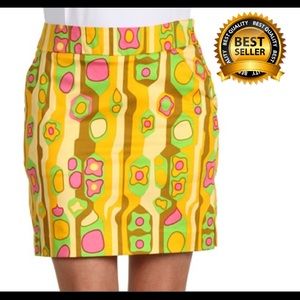 Loudmouth Skort Sock It To Me Retro Yellow Skirt